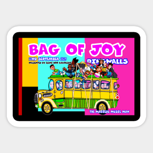 Bag of Joy cuba bus Sticker